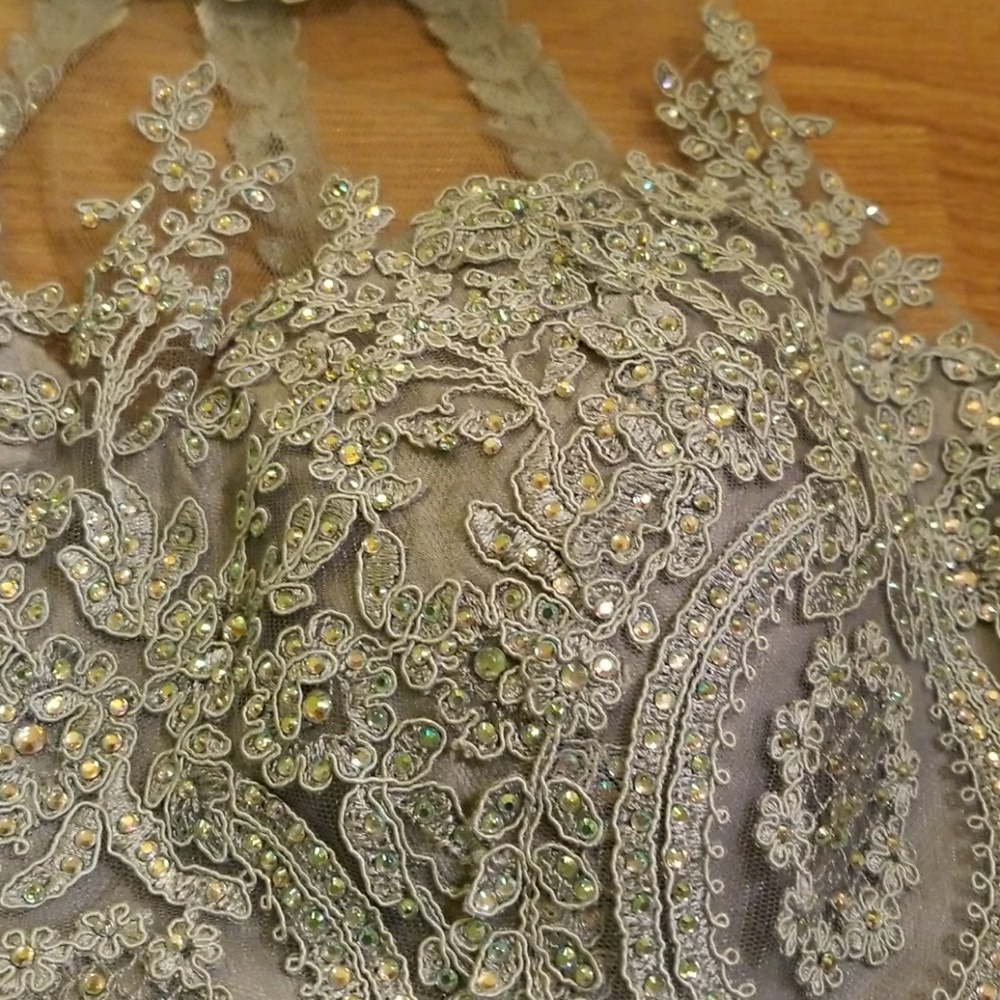 ✨ Gray Cinderella Prom Party Dress ✨ - Picture 7 of 8